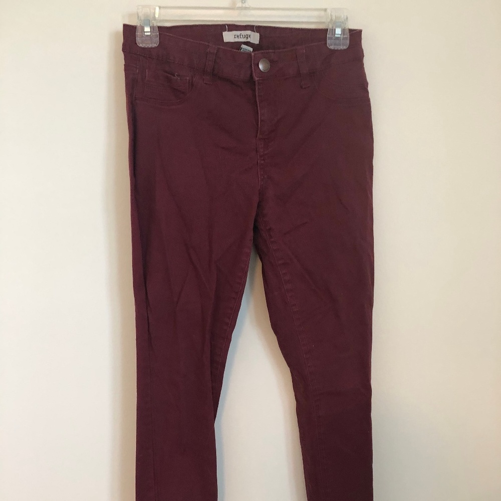 Refuge Maroon Pants